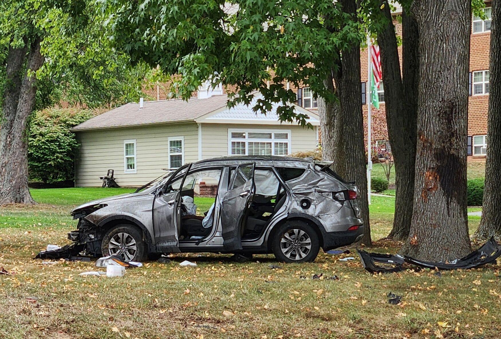 VIDEO | Woman and child hurt in Naamans rollover