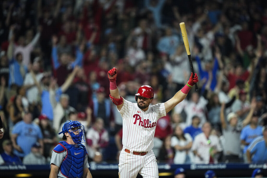 Schwarber homers twice, Turner goes deep, Phillies power past