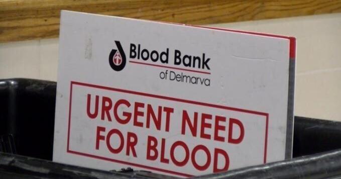 Blood Bank of Delmarva urges donations over holiday weekend