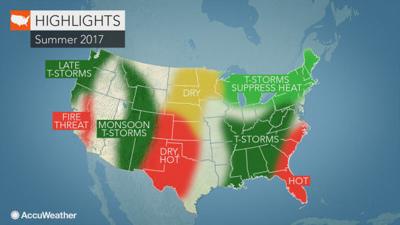 Accuweather Summer Forecast Calls For More Rain Cooler Temps In