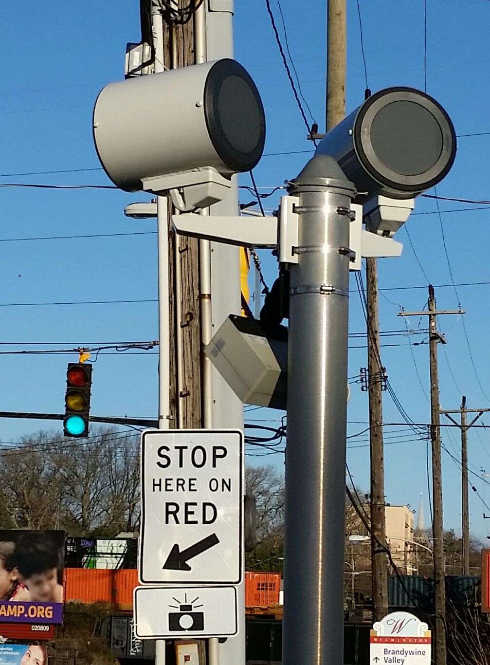 red light camera ticket delaware