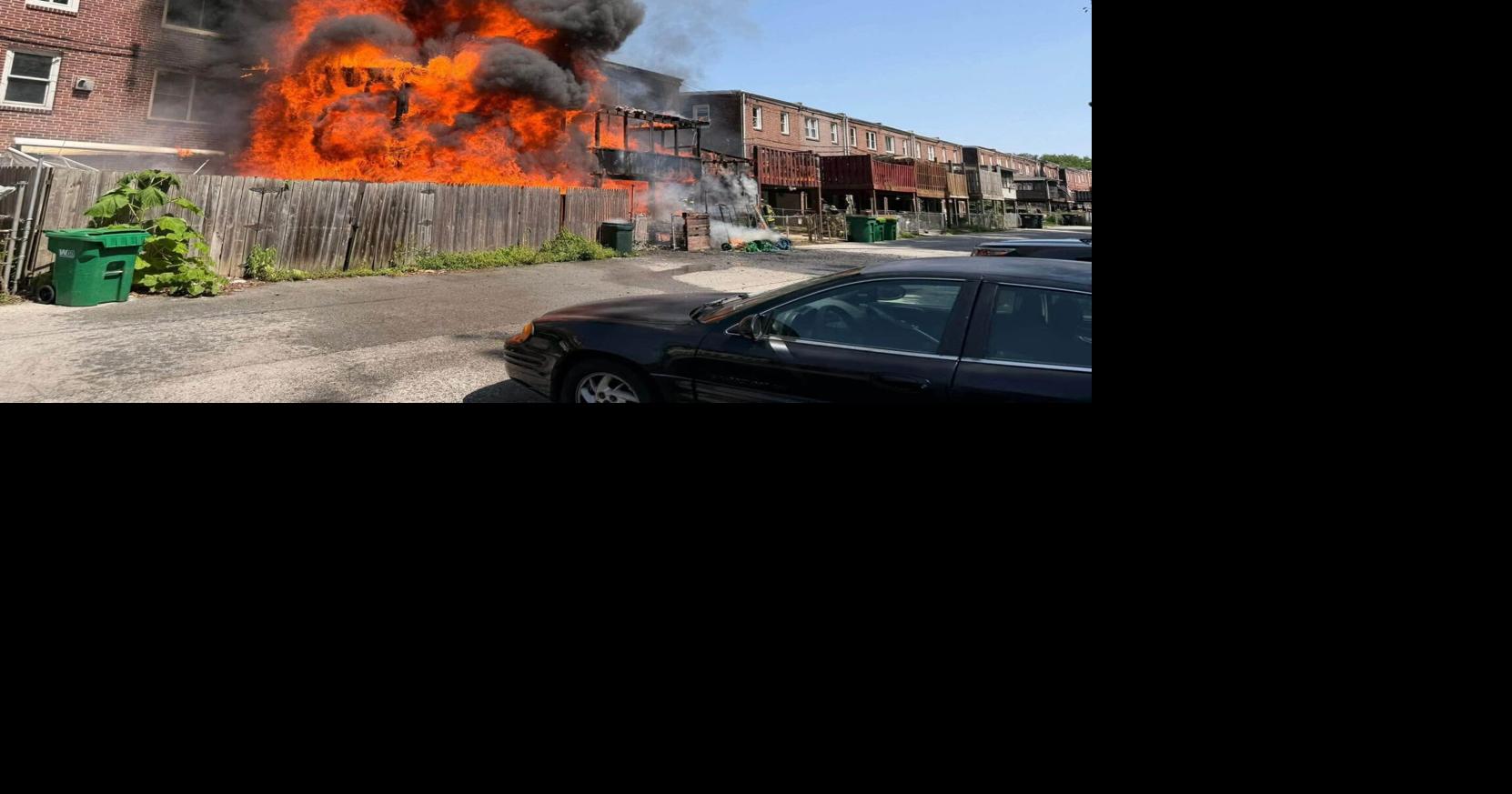 Update: 4-alarm fire spreads to 6 row homes