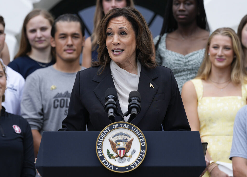 VP Harris Heads To Wilmington