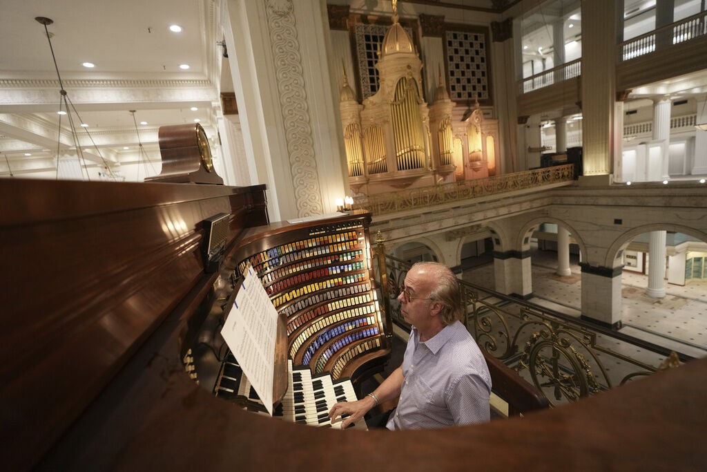 Famed Wanamaker Organ will again be heard by the public in fall art series in Philadelphia