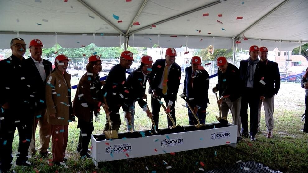 Downtown Dover mobility center breaks ground