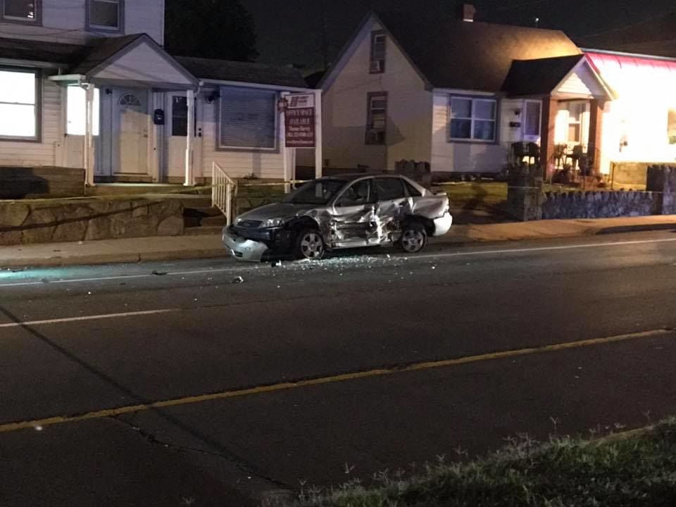 4 hurt after suspect vehicle strikes several cars, rolls over in ...