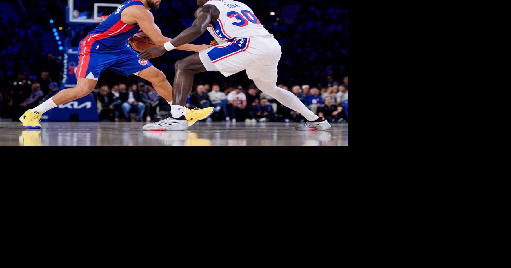Detroit scores 106-93 win over Embiid-less 76ers | Sports | wdel.com