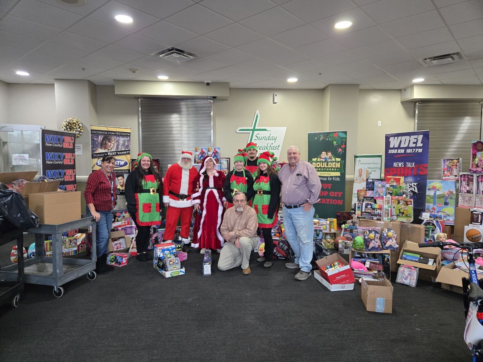 Thousands of toys delivered for those in need