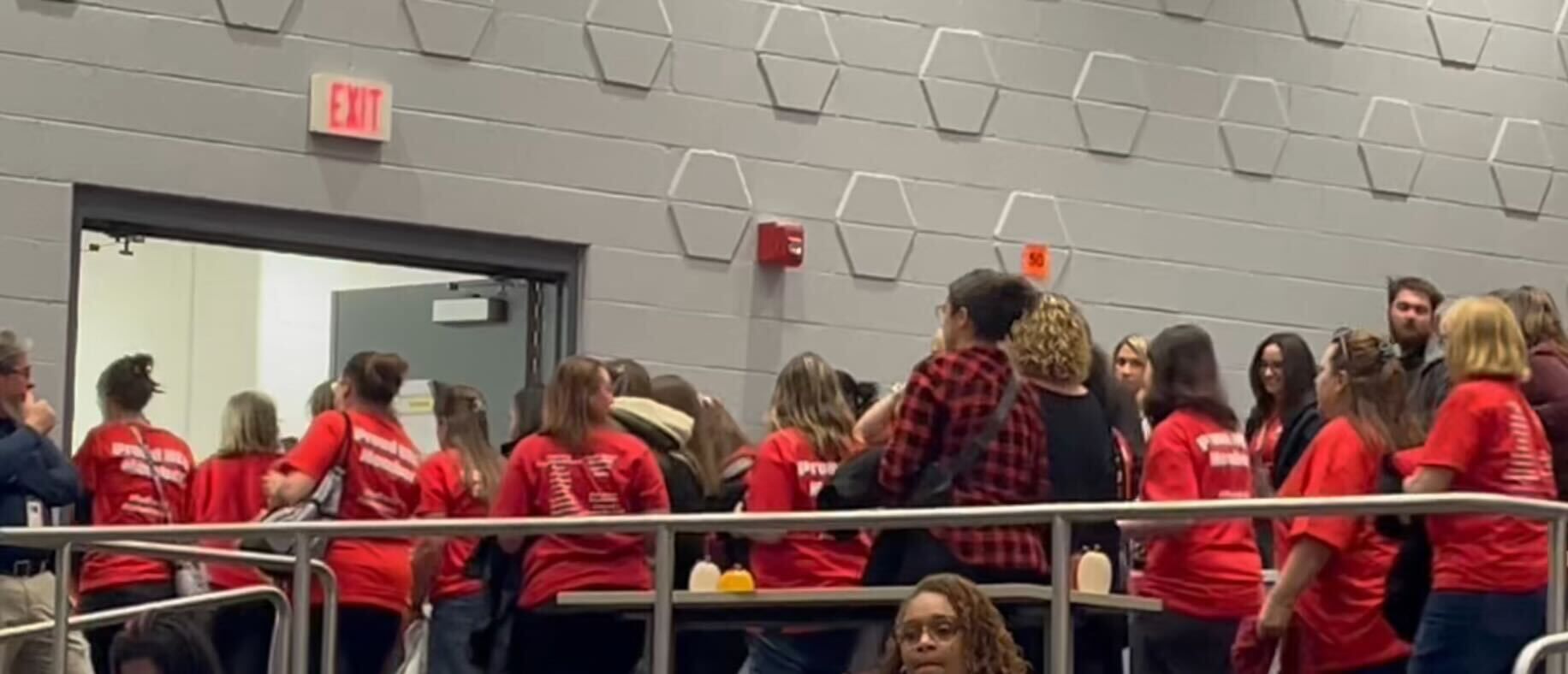 Brandywine teachers walk out of school board meeting in protest of no contract progress