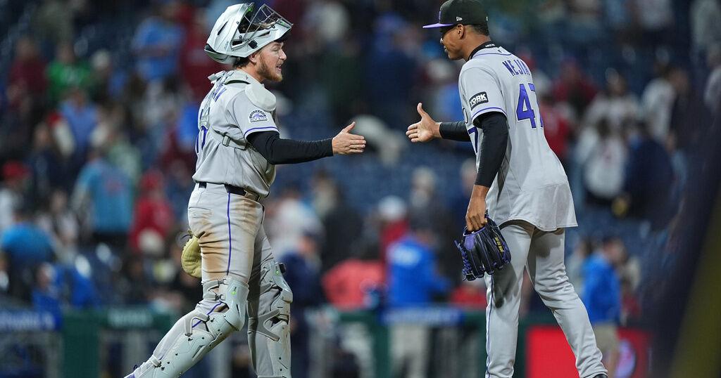 Rockies beat Phillies in 11