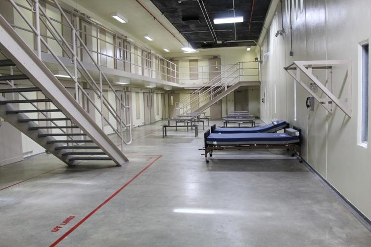 A new COVID-19 treatment center at James Vaughn Prison near Smyrna