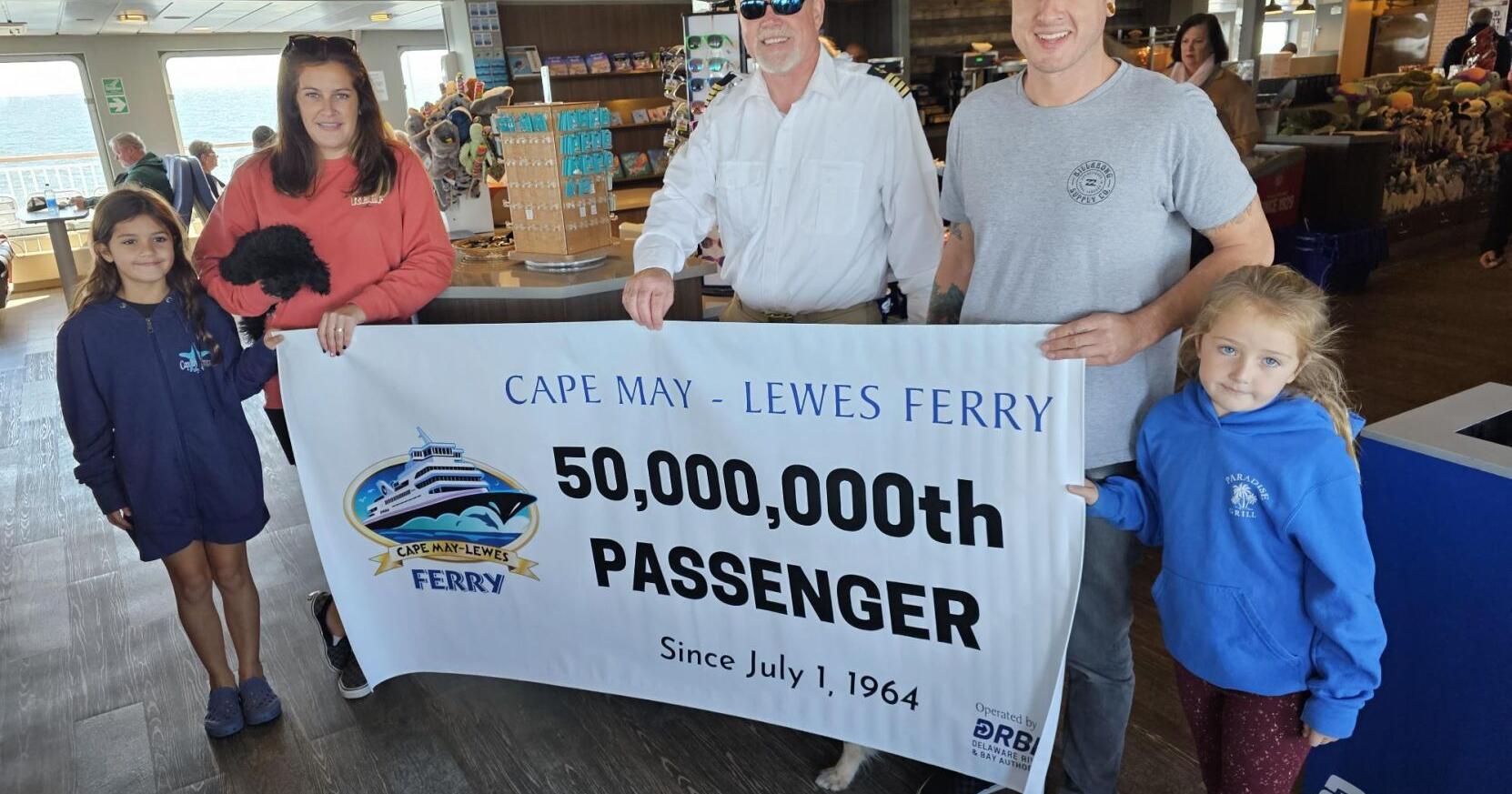 Ferry welcomes 50 millionth passenger - Vimarsana News