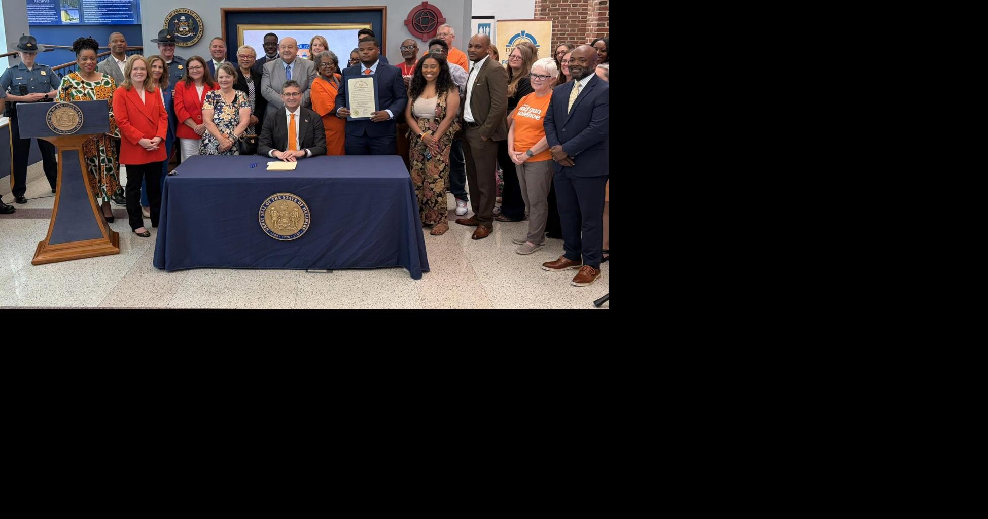 Who is being pardoned during Gun Violence Awareness Month?