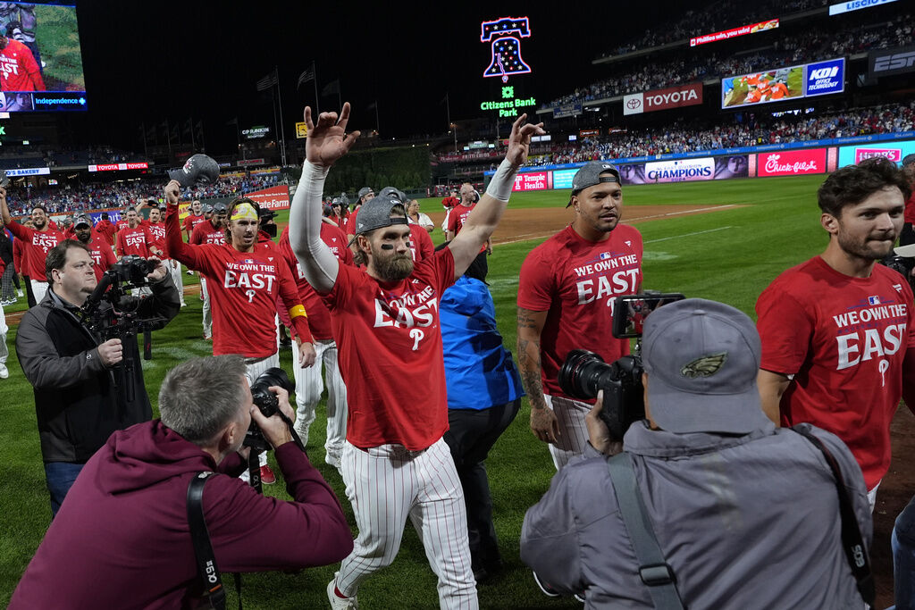 Philadelphia Phillies clinch 1st NL East title since 2011