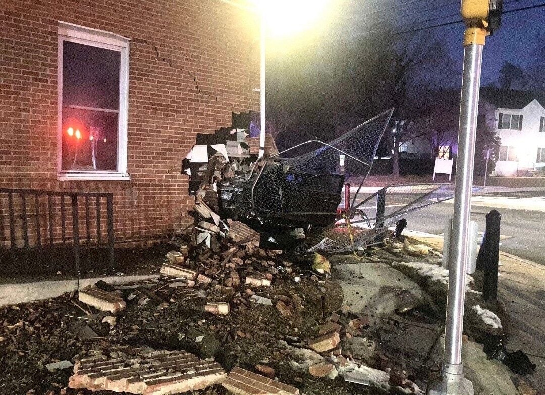 Newark church hit by a (stolen) car – again