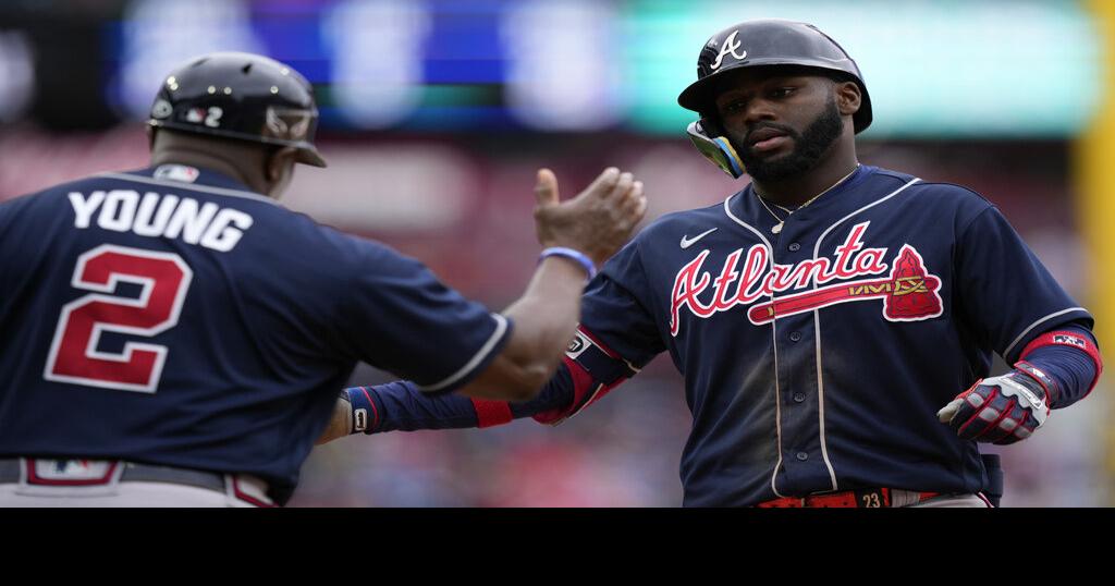 Braves' Marcell Ozuna becomes first NL player to be named MLB's