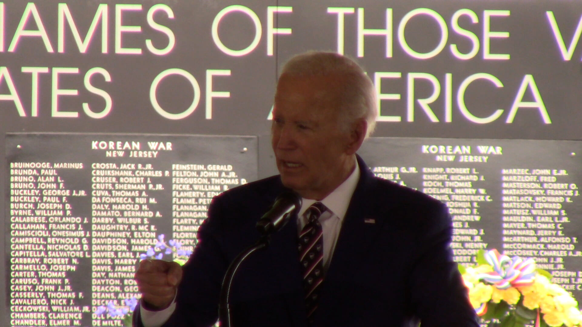 VIDEO | Former President Biden addresses 2025 Memorial Day ceremony, updates health status