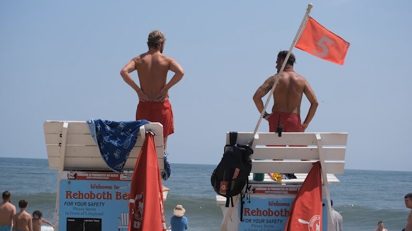 Strong Rip Currents Prompt Warnings Along Delaware Coast
