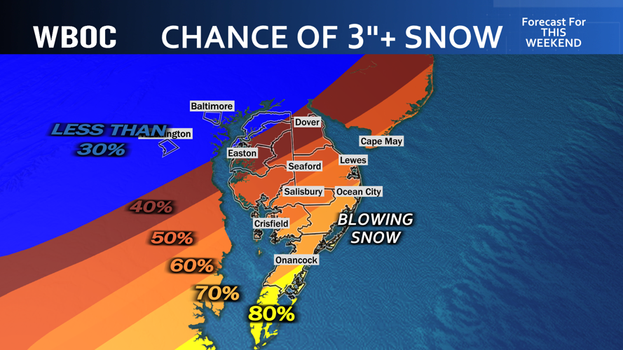 Nor'easter seems likely for Southern Delaware this weekend, but will it ...