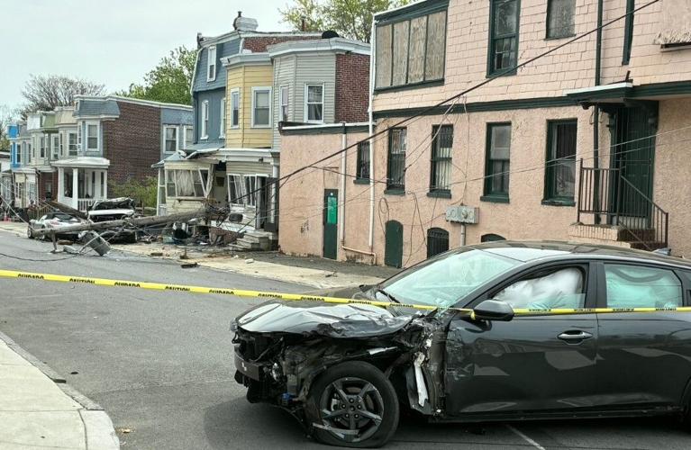 Homes and poles hit in serious Wilmington wreck | The Latest from WDEL ...