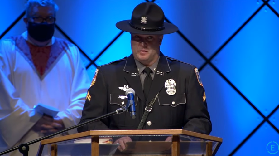 'A gentle giant' and a 'hero': Fallen Delmar police officer ...