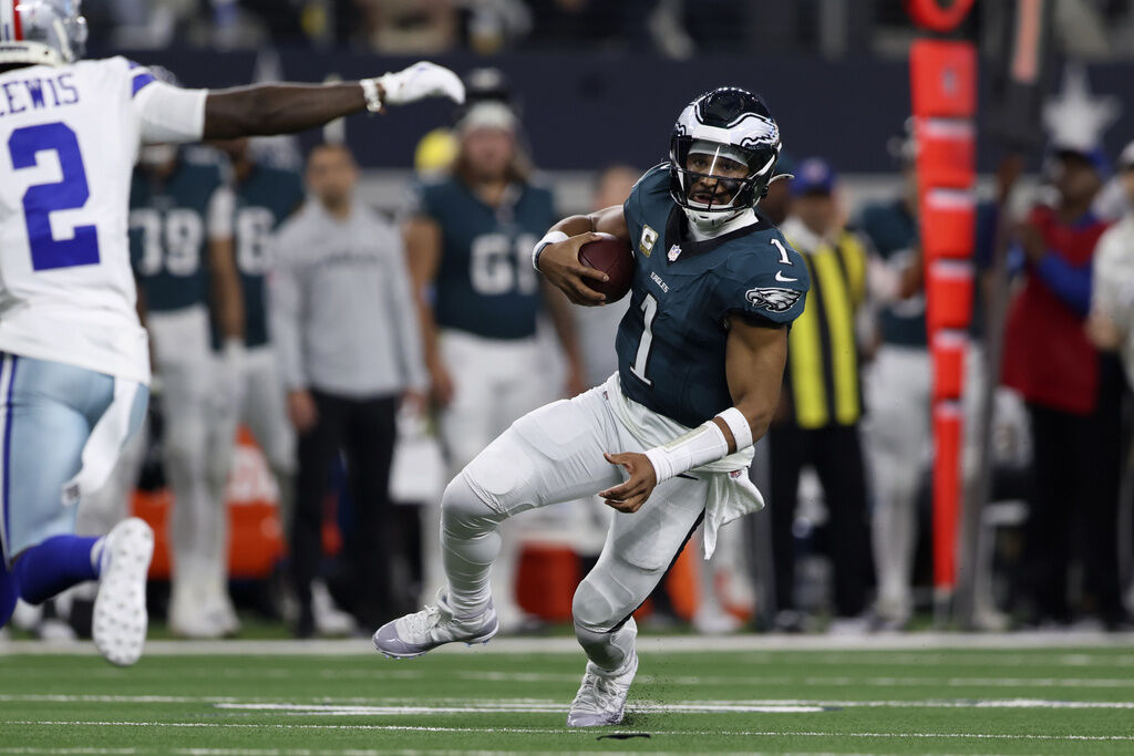 Eagles try to clinch NFC East title with Hurts’ head injury looming large