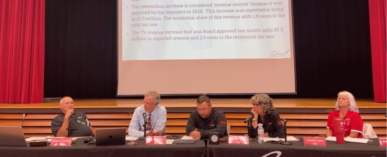 Colonial votes to keep 7% post-assessment tax increase