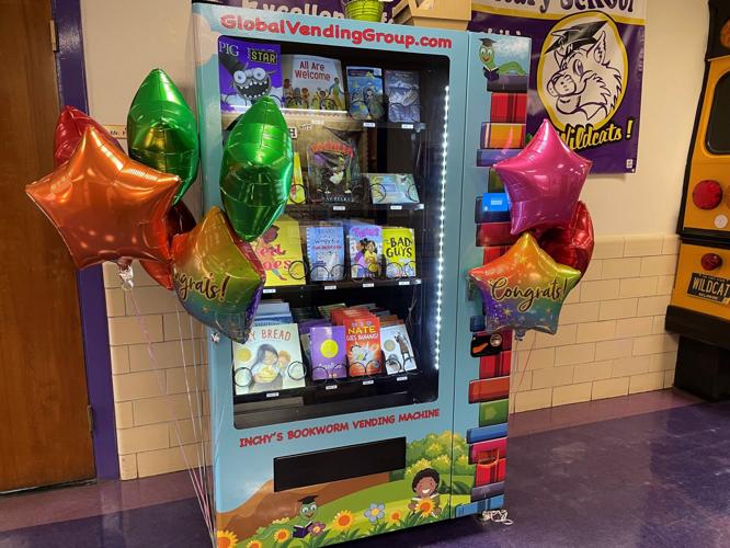 Feeding minds New vending machine at Red Clay District's Highlands