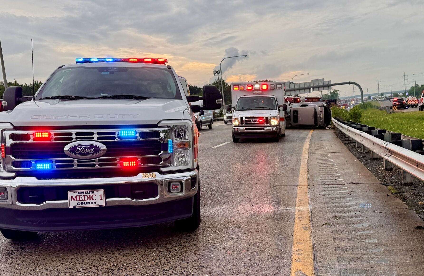 Young child injured on I-495 crash Wednesday Morning