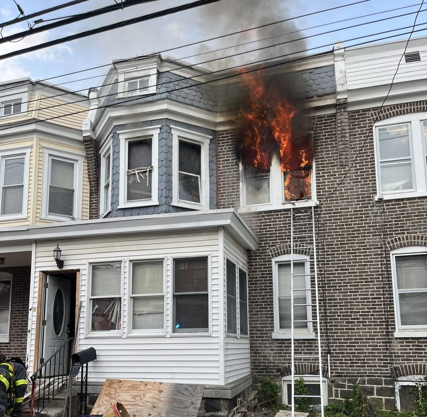 Battling heat and flames