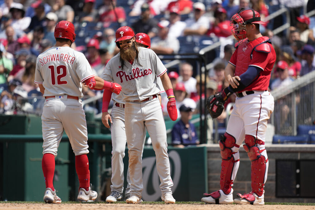 Brandon Marsh hits two home runs to help Phillies to another June