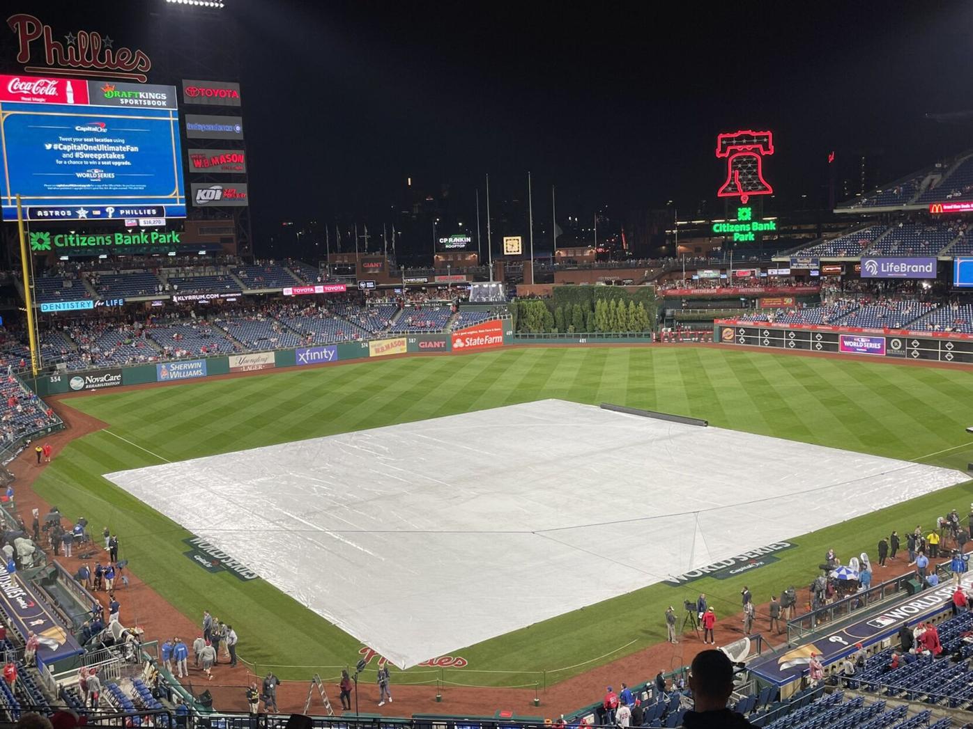 World Series 2022 Game 3: Astros vs Phillies game postponed, schedule  revised