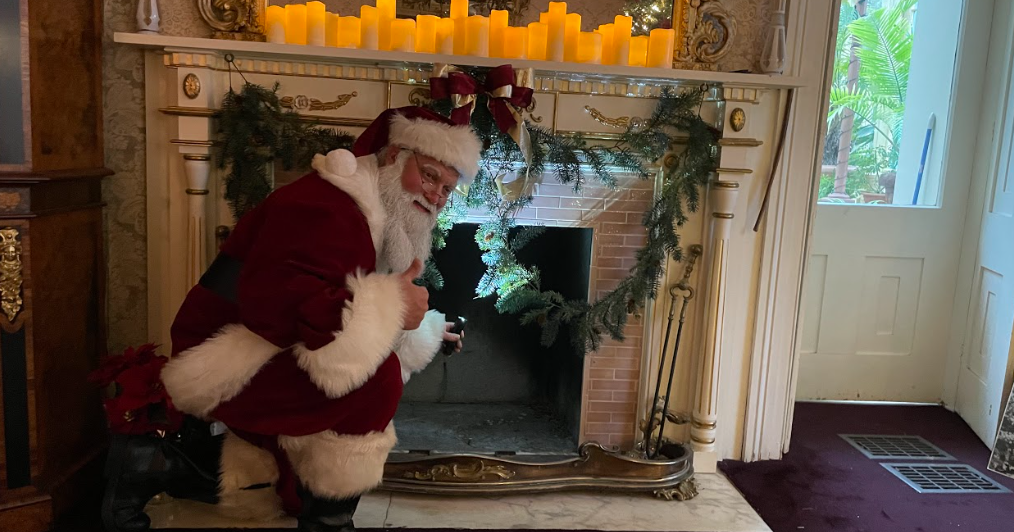 Santa is making sure presents are the only things coming down your ...