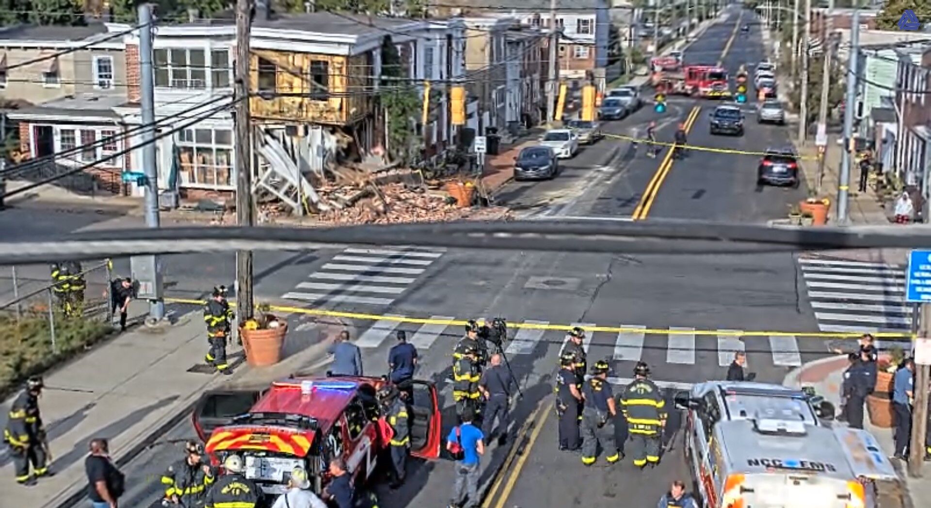 Structural collapse closes Southbridge intersection