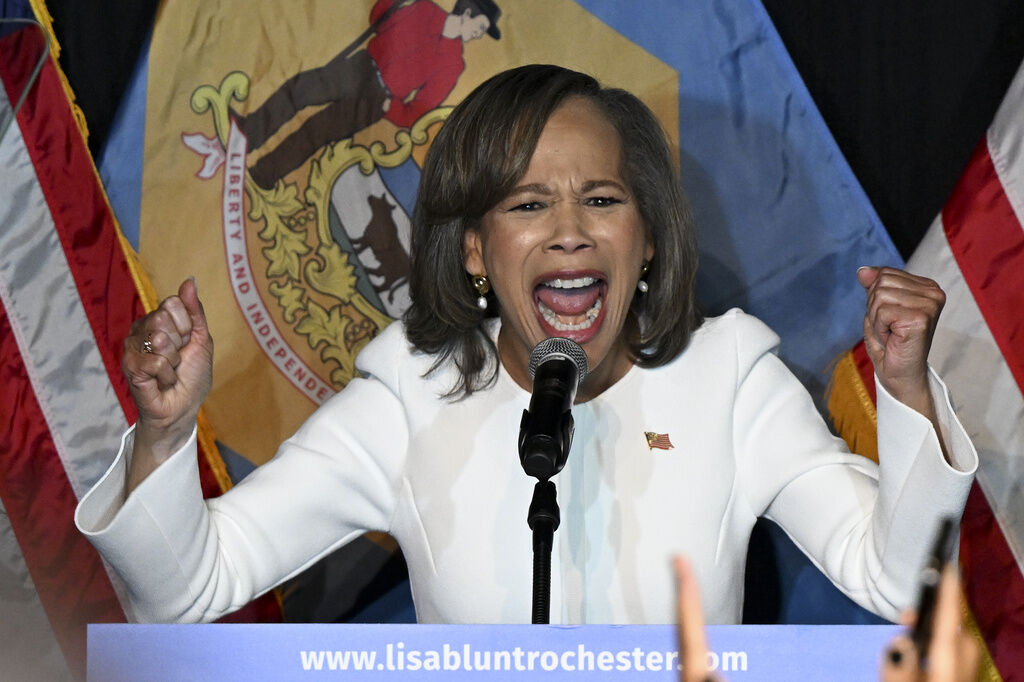 Blunt Rochester to become the first woman and first Black person to represent Delaware in US Senate