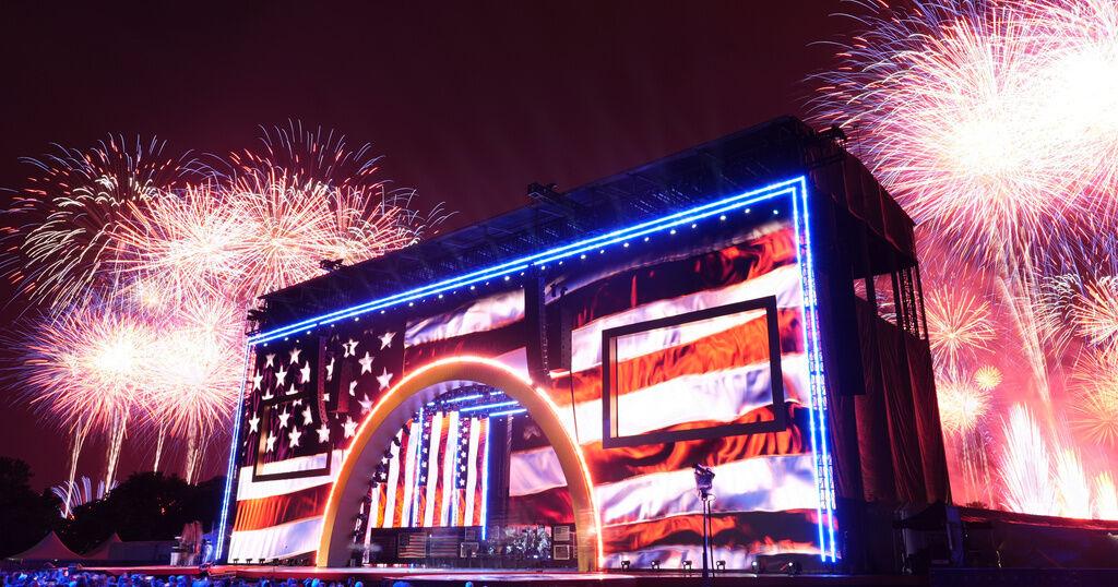 Storms don't derail America's 250th anniversary celebration