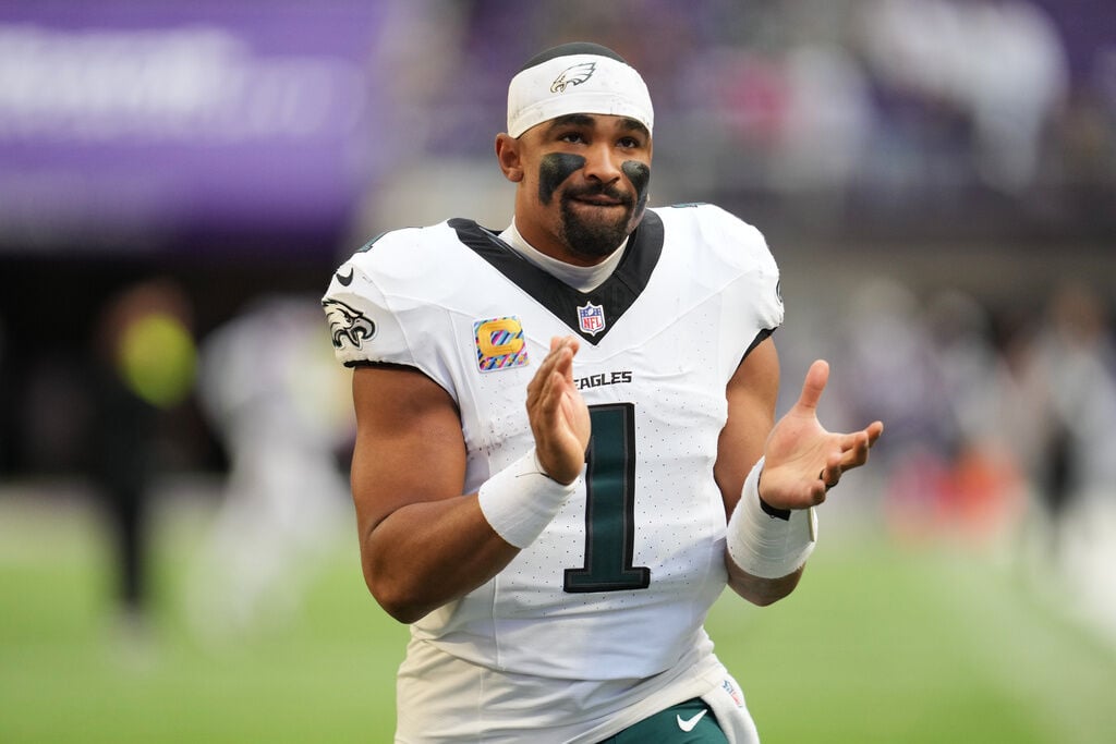 Eagles don't need perfection from Jalen Hurts. It sure helps when he is for  the Super Bowl champs | The Latest from WDEL Sports | wdel.com