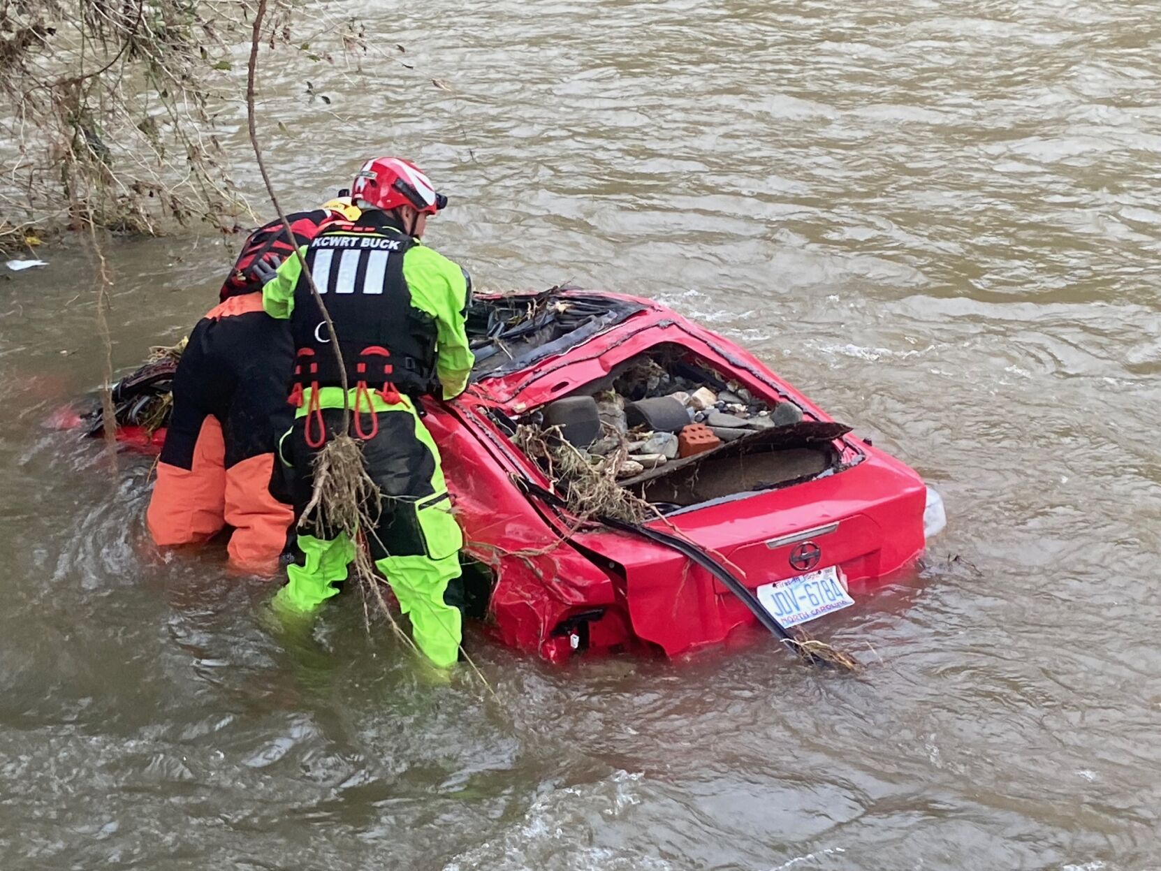 Delaware swift water team is in North Carolina