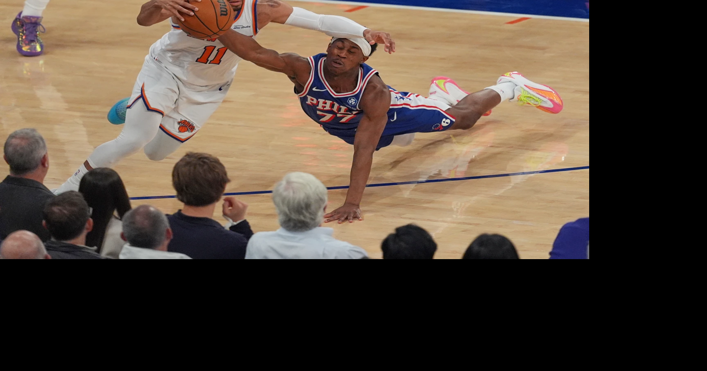 Knicks crush the 76ers 137-98 to start the second round