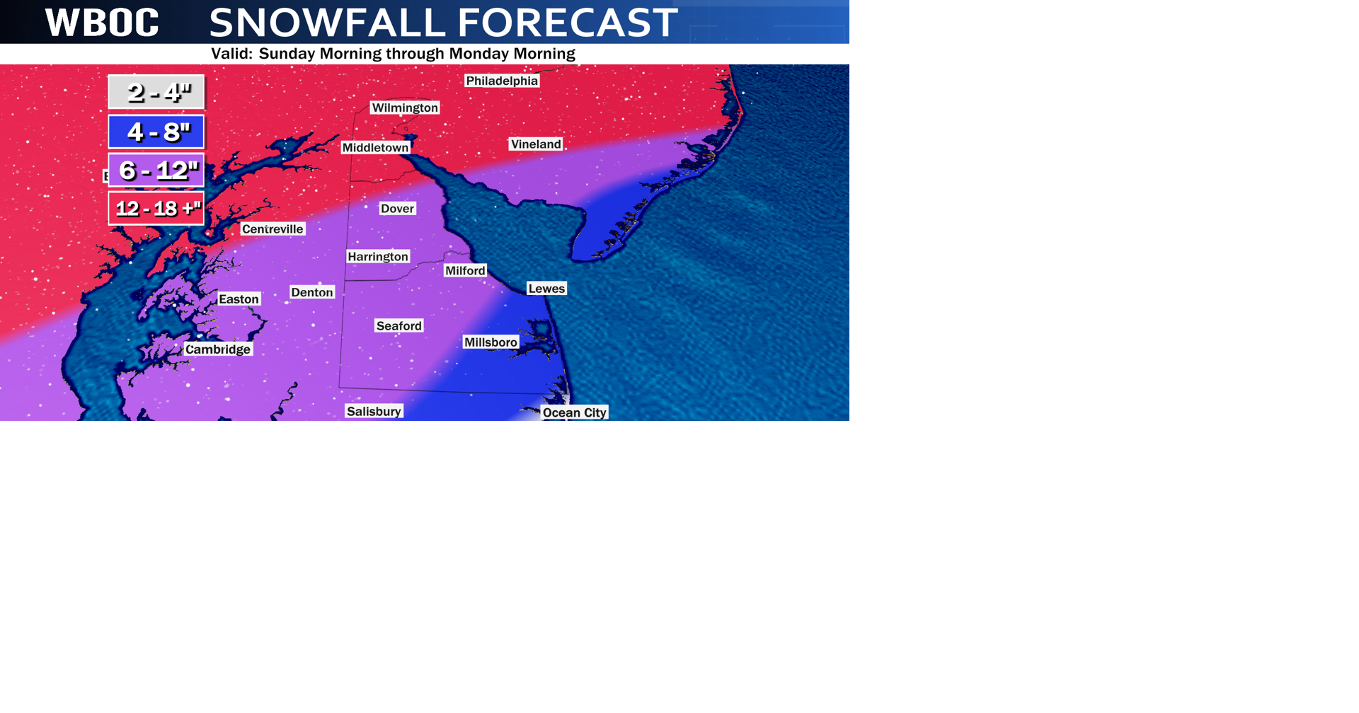 Winter Storm Watch remains in effect for Delaware as forecasters sort out likely snow, sleet battle