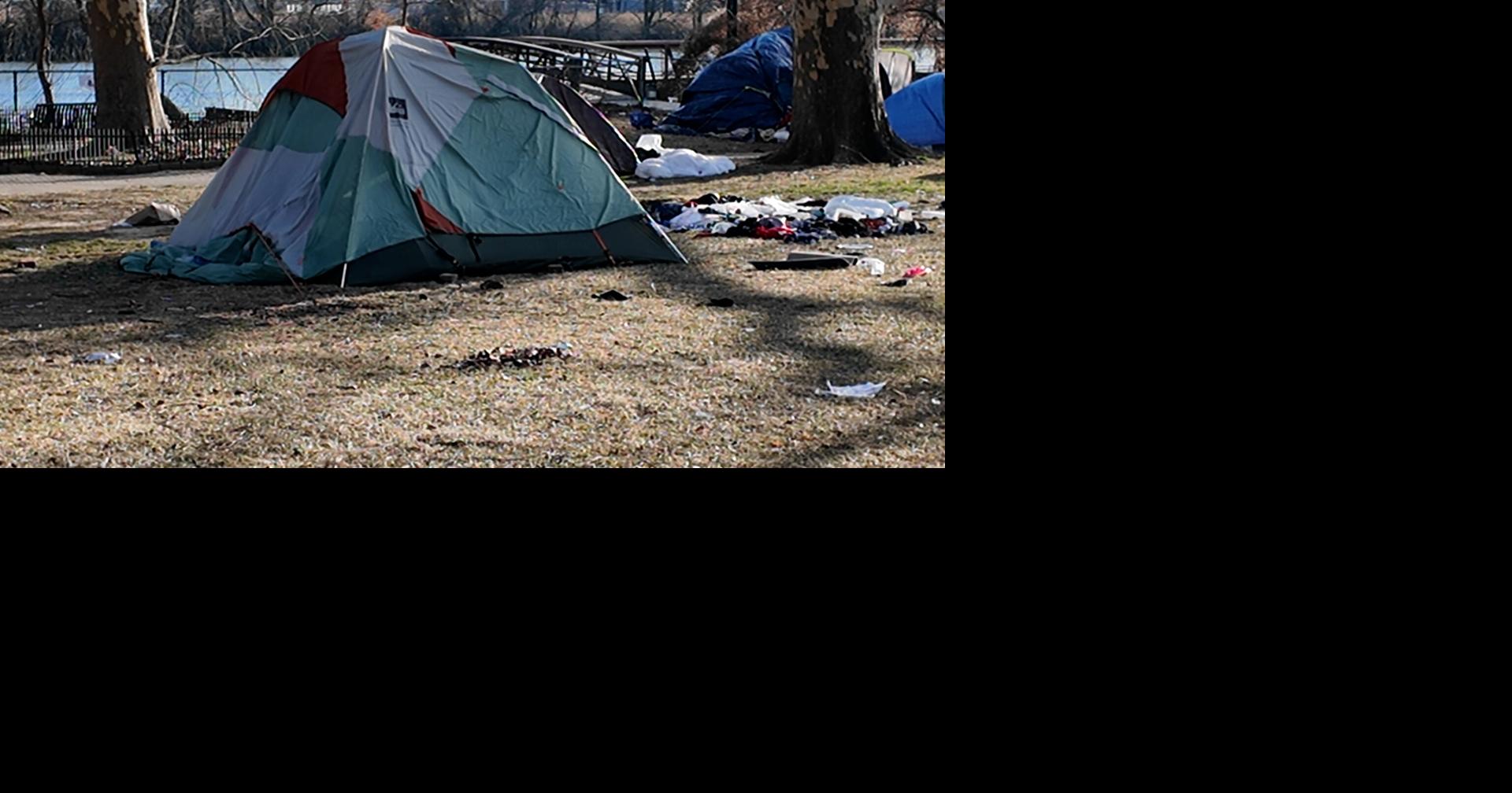 New tents for unhoused in Wilmington's Christina Park as larger battle continues over housing