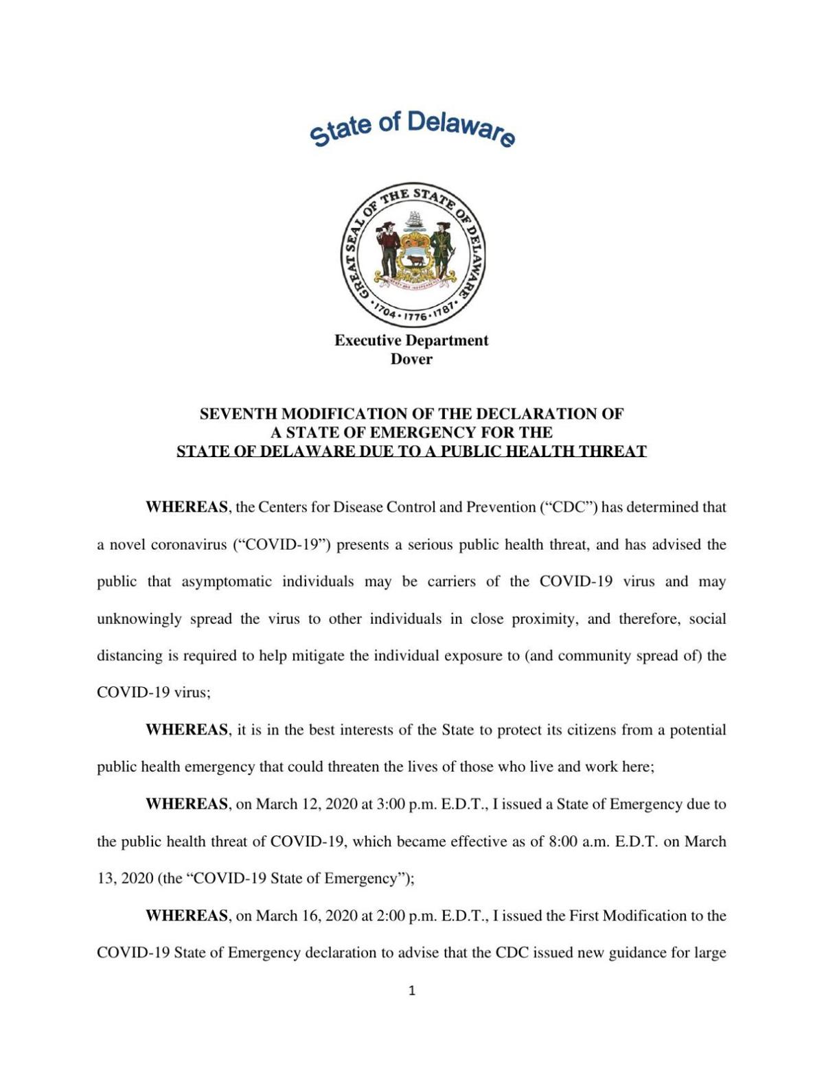 Carney Orders Out Of State Travelers To Immediately Self Quarantine For 14 Days The Latest From Wdel News Wdel Com
