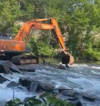 VIDEO | Migrating fish returning to the Brandywine, with dam partial removal underway