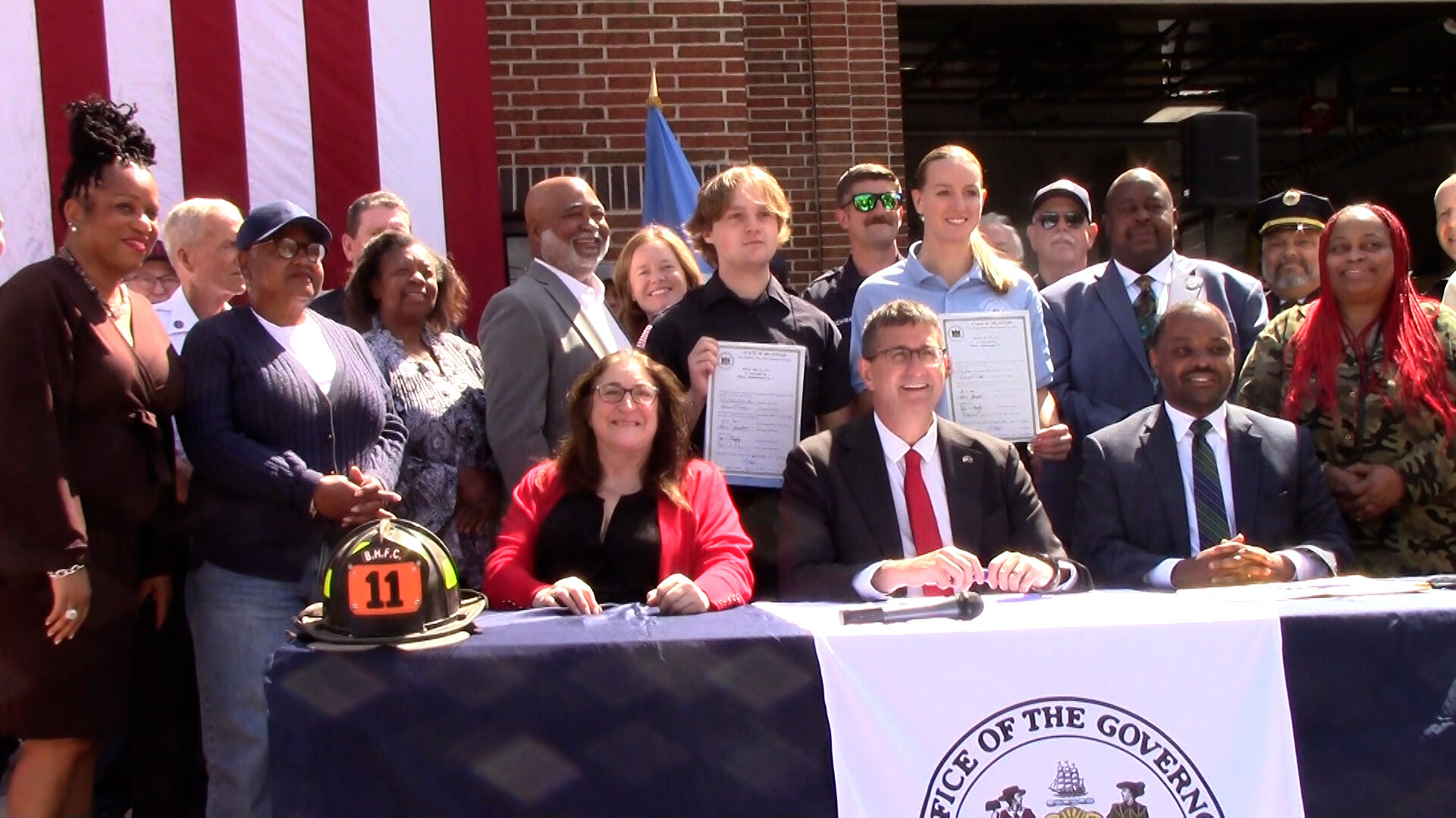 VIDEO | Meyer signs two bills in support of the fire service