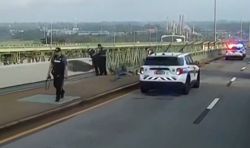 Truck cab crashes off the Delaware Memorial Bridge