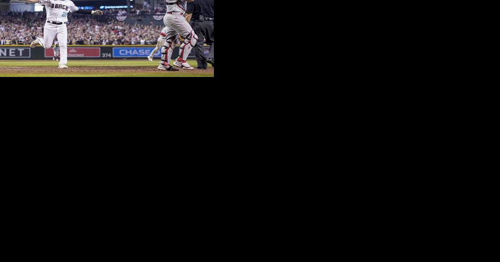 Marte hits walk-off single in ninth, D-backs beat Phillies 2-1 in NLCS Game 3 - Vimarsana News