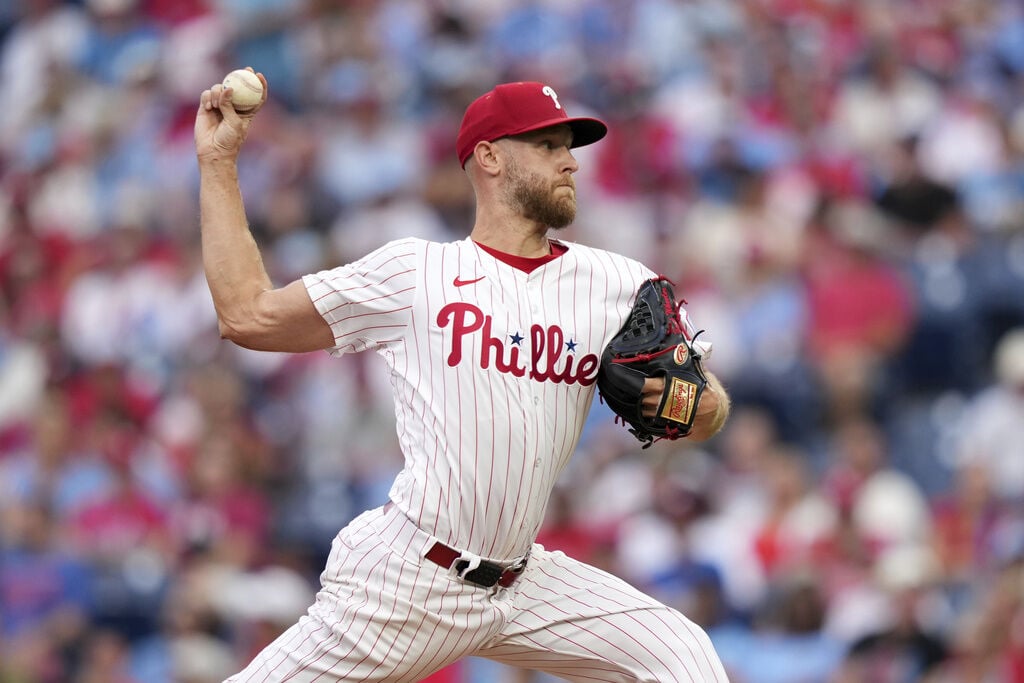 Phillies ace Zack Wheeler diagnosed with blood clot in right arm, placed on 15-day IL