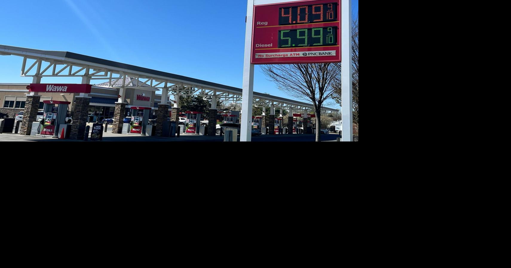 Delaware gas passes 4 dollars a gallon