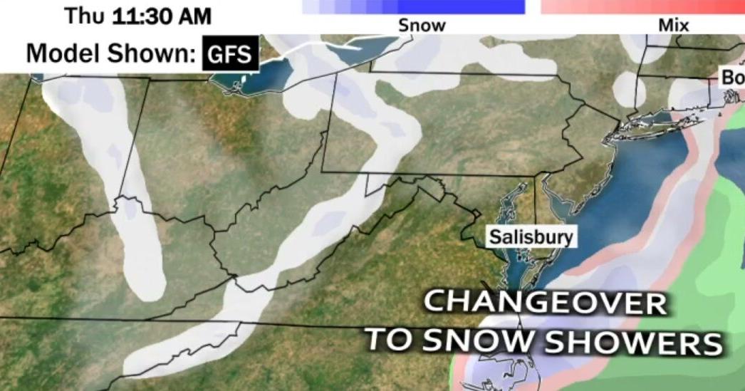 Forecasters tracking two potential snow events for Delaware this week