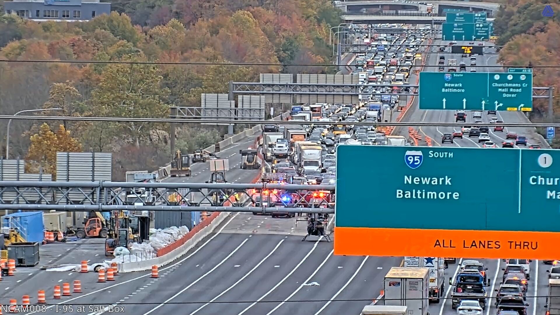 I-95 northbound crash leaves driver with serious injuries Tuesday afternoon